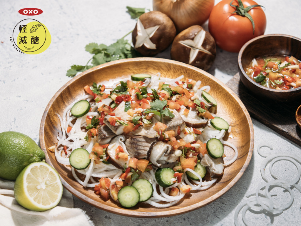 Nutritional Value of Fish Slice Radish Noodles with Tomato Salsa